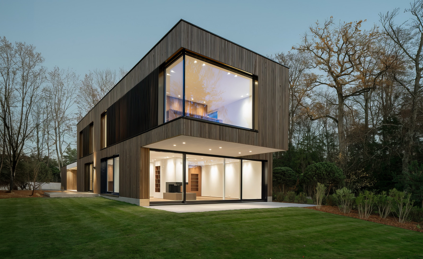 Veralugroupe, veralubois, fenêtres en bois et bois-alu, villa, vandoeuvres